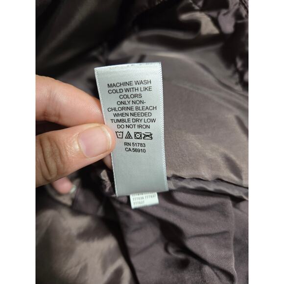 Maurices large women's brown quilted puffer jacket - Picture 8 of 10